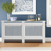 172cm Large White Radiator Cover Modern Traditional Wood Grill Cabinet Furniture