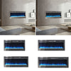Mirror Glass Wall Electric Fire Wall Mounted Recessed Fireplace 36 40 50 60 inch