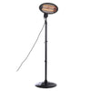 Wall/Standing Patio Heater Outdoor Garden 3Heat Settings Electric Heating Quartz