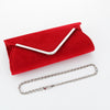 Plain Suede Wedding Party Prom Women and Women Evening Clutch Handbag