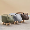 Animal Ottomans Footstools Padded Cushion Pouffe Stool Rest Children Toy Gift