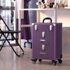 Purple Makeup Trolley Beauty Case Nail Technician Cosmetic Storage Box Organizer