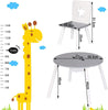 MDF Childrens Table and Chair Set For Kids Study Writing Reading Playing