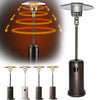 13KW Outdoor Gas Patio Heater Free Standing Garden Heaters with Portable Wheels
