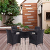 Rattan Furniture Bistro Set Garden Table 2/4 Chairs Patio Outdoor Conservatory