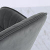 2Pcs Velvet Fabric Dining Chairs Accent Tub Chair Armchair Petal Back Gold Legs