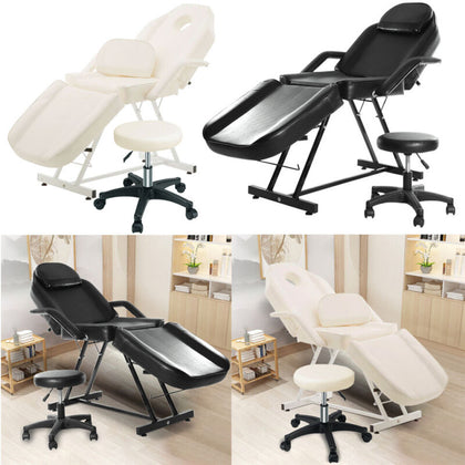 Folding Massage Table Beauty Facial Physio Therapy Waxing Tattoo Couch Bed Chair