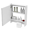 Mirrored Bathroom Cabinet LED White 1/2/3 Doors Mounted Cupboard Wall Mounted
