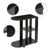 Modern 2 Tier Side End Tables Coffee Tray Sofa Bed Side Console Stand Home