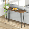 Elegant Console Table Wooden Entryway Side Table Hallway Furniture Industrial