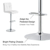 1/2x Bar Stool Hub Pub Kitchen Breakfast Swivel Gas Lift Chair Stool Dining Room