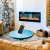 40-100 inch Electric Fireplace Wall Mounted Remote Control 9 Colour Fireplaces