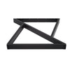 2x Industrial Steel Metal Table Legs Triangle Frame for Dining/Bench/Office/Desk