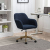Home Office Study Desk Chair 360° Swivel Height Adjustable Computer Chair Blue