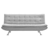 Upholstered Fabric 2-3 Seater Sofa Bed Click Clack Recliner Double Sleeper Couch