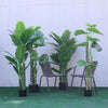 Large Artificial Tree w/ Pot Realistic Fake Tropical Plant Indoor Outdoor Decor