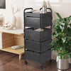 4 Tiers Kitchen Rolling Trolley Storage Rack Vegetable Fruit Cart Organiser UK