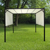 3m Garden Tent Heavy Duty Metal Gazebo Outdoor BBQParty Marquee Retractable Roof