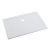 Bathroom Shower Tray Acrylic Anti Slip Slimline Rectangle/Square Base Waste Kits