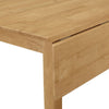 Small Solid Wooden Drop Leaf Dining Table and 4 Chairs Set in Oak Finish Kitchen