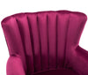 Velvet Living Room Tub Chairs Armchair Sofa Shell Back Studded Bedroom Furniture