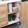 Pastoral Storage Cabinet Cupboard Sideboard Chest Of Drawers W/ 3 Drawers 1 Door