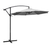 3M Banana Parasol Cantilever Umbrella Sun Shade Canopy Garden Outdoor w/ Base UK