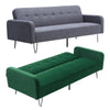 Upholstered 3 Seater Small Sofa Bed Settee Couch Recliner Sofabed Sleeper Beds