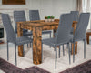 Dining Table and Chairs 4/6 Set Pu Leather Seat Dining Kitchen Room Furniture