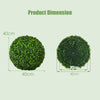 2 PCS 40cm Artificial Topiary Ball Sun Protection Realistic Topiary Tree