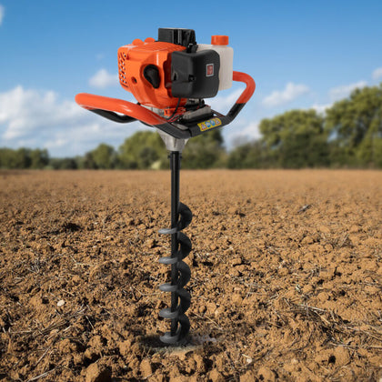 2.3 PS 52ccm Earth drill, petroleum post drill, earth drill + 3x drills