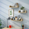 50cm Large Wall Shelves 3pcs U Shape Floating Shelf Display Storage & Decoration