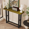 Vintage Console Table Industrial Hallway Table with Metal Stand for Living Room