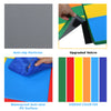 Folding Baby Play Mat Multicolor Kids Crawling Floor Foam Activity Pad 4 Pieces