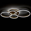 Modern Lamp 3/5 Ring LED Ceiling Light Chandelier Lights Living Room Dining Room