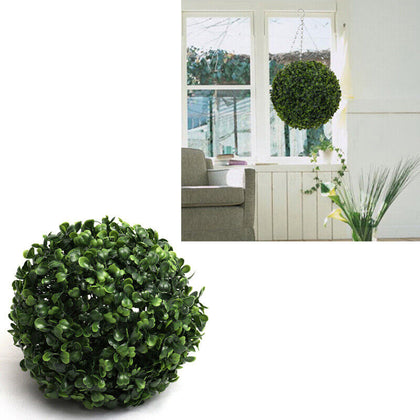 18-38cm Artificial Hanging Plant Grass Balls Topiary Boxwood Wedding Party Decor