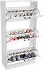 Shoe Rack Shoe Storage Cabinet Wooden Stand Cupboard Unit 3 Drawer Organiser