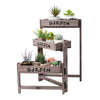 Industrial Vintage Folding Pot Plant Stand Display Flower Rack Extend 3 Tiered