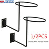 Display Rack Storage Holder Wall Mount Motorcycle Helmet Hat Hook Ball Hanger UK