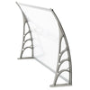 120*80 Door Canopy Awning Shelter Front Back Outdoor Porch Patio Roof Rain Cover
