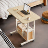 Adjustable Mobile Laptop Table Notebook Desk Sofa Bed Tray Computer StorageShelf