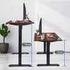Flamaker 140x70 cm Electric Standing Desk Height Adjustable Computer Desk