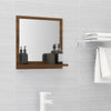 Bathroom Mirror Engineered Wood Toilet Wall Mirror Multi Colours/Sizes vidaXL