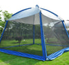 Large Garden Camping Tent Mesh Walls Sun Shade Shelter Patio Gazebo Pergolas