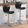 1/2/4/6x Bar Stools Gas Lift Swivel Faux Leather Kitchen Breakfast Counter Salon
