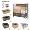 Fabric Chest of Drawers 7-Drawer Dresser 3-tier Storage Organizer Unit Bedroom