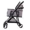 UK Rolling Wheeled Pet Carrier Basket Pet Stroller Car Seat for Dogs Cats Puppy