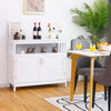 Kitchen Buffet Server Sideboard Wooden Storage Cupboard Cabinet Adjustable Shelf