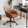 PU Leather Ergonomic Desk Chair Modern Home Office Chair Adjustable Height
