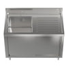 Catering Sink Commercial Kitchen Cabinet Stainless Steel Work Table Storage Unit